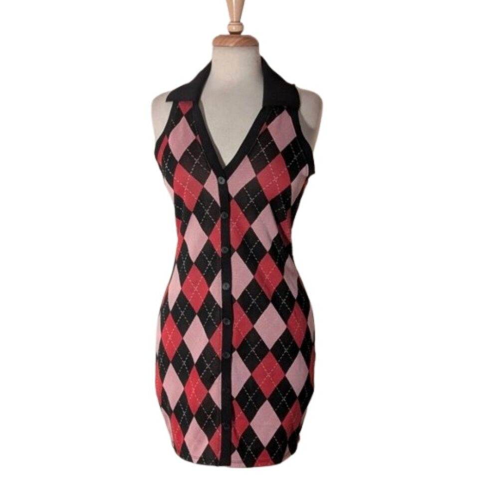 H&M Jacquard Bodycon Dress. L